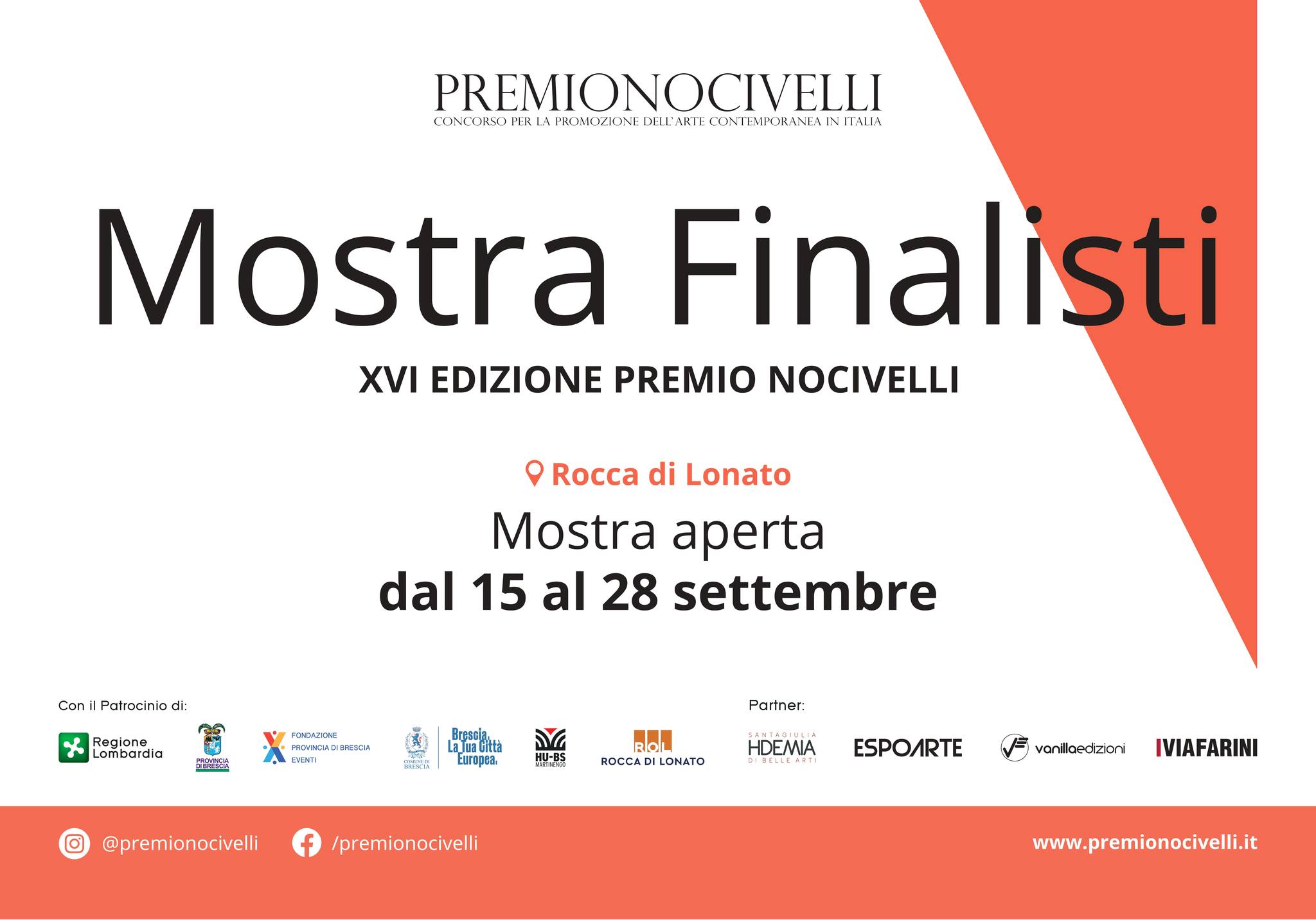 Locandina Mostra finalisti Premio Nocivelli