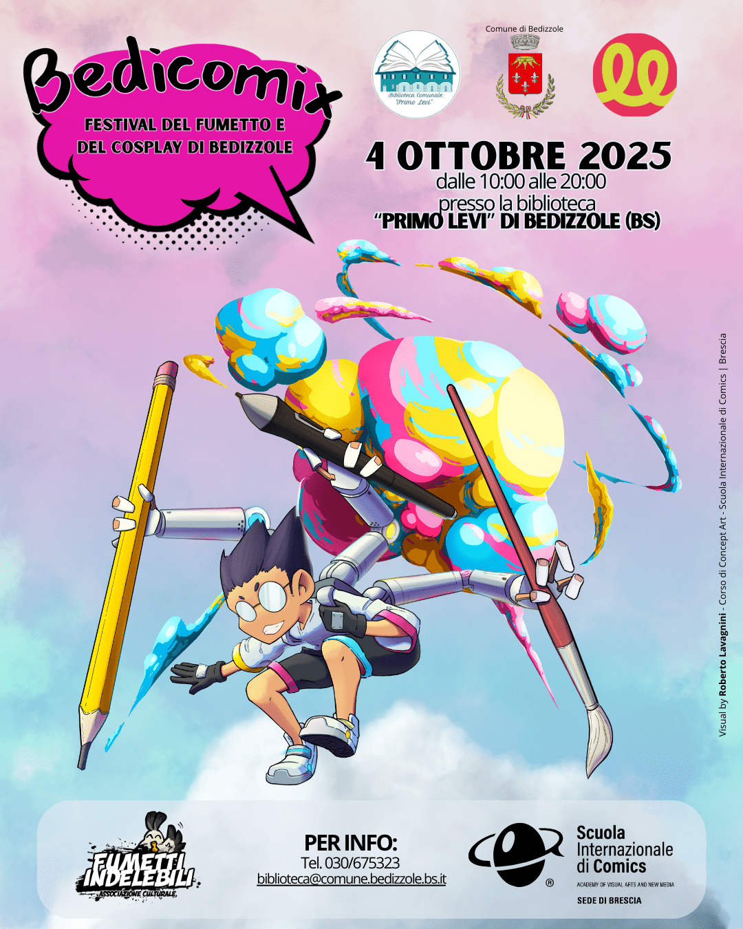 Locandina Bedicomix - Festival del fumetto e del cosplay