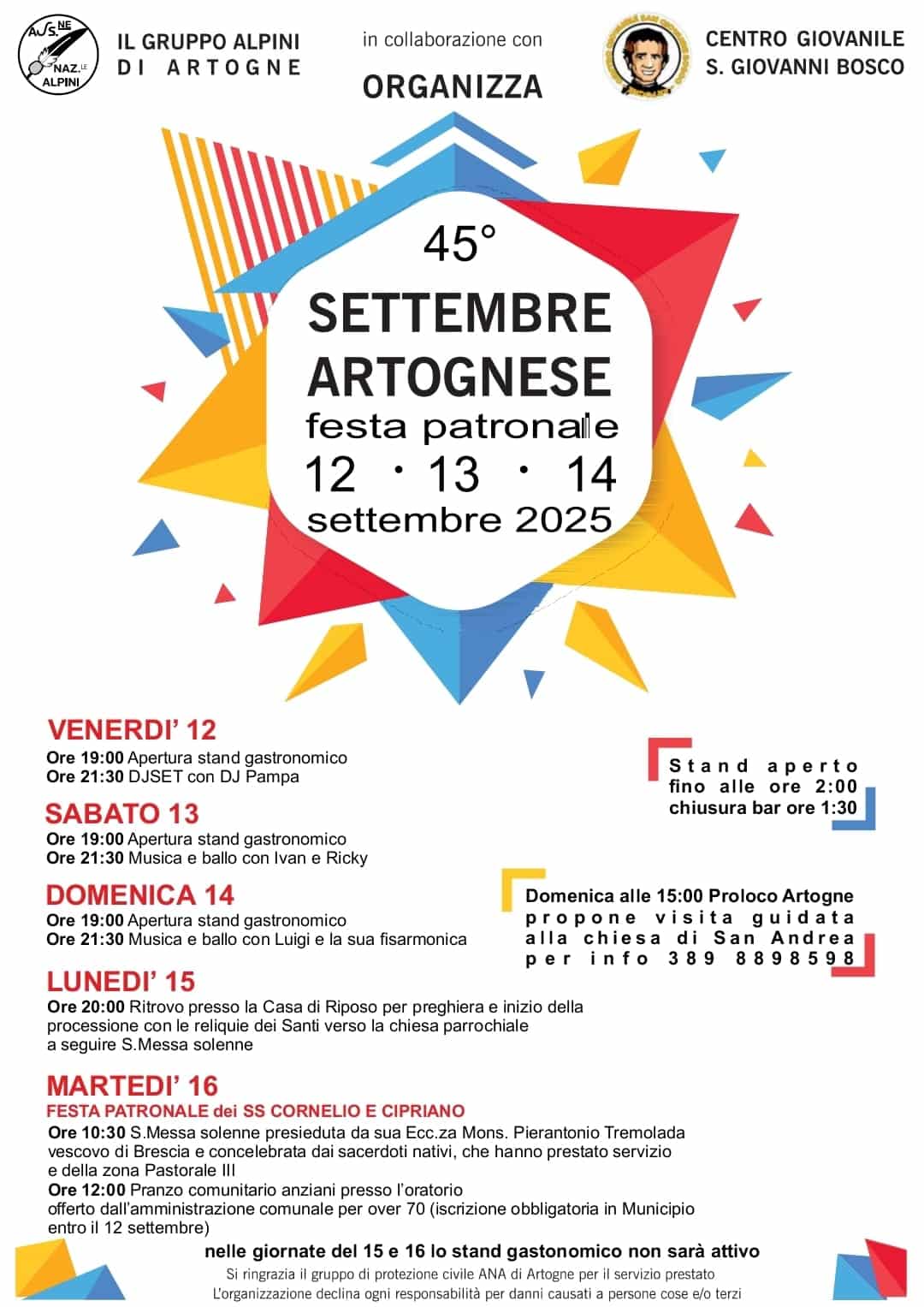 Locandina Settembre Artognese