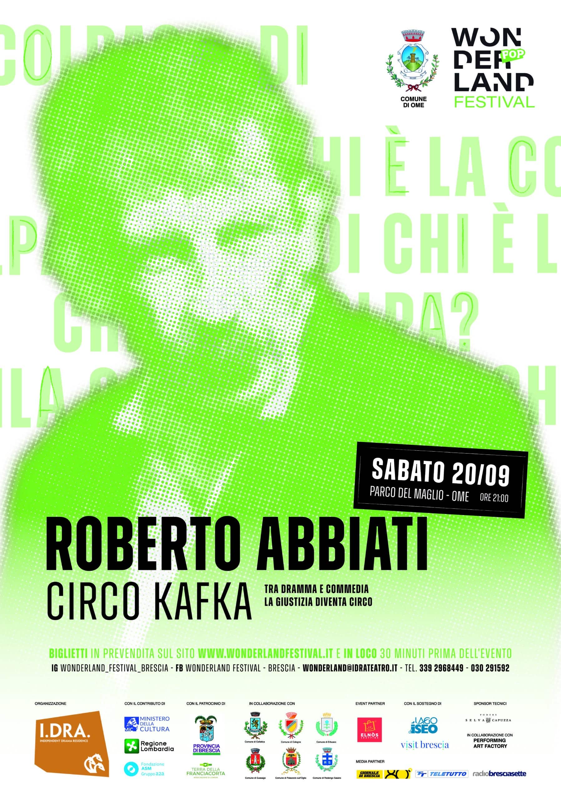 Locandina Circo Kafka Wonderland Pop