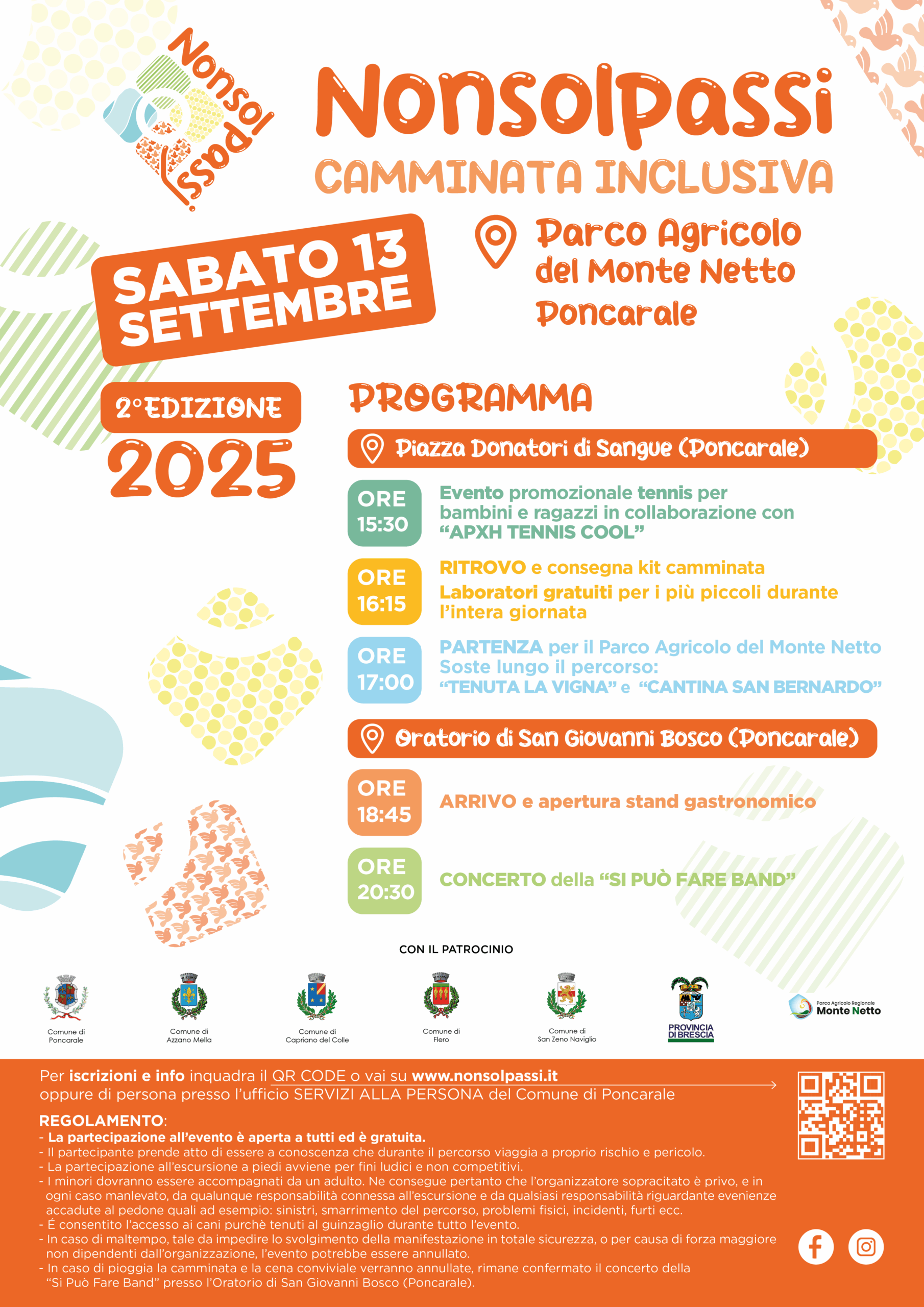 Locandina Nonsolpassi - Camminata Inclusiva