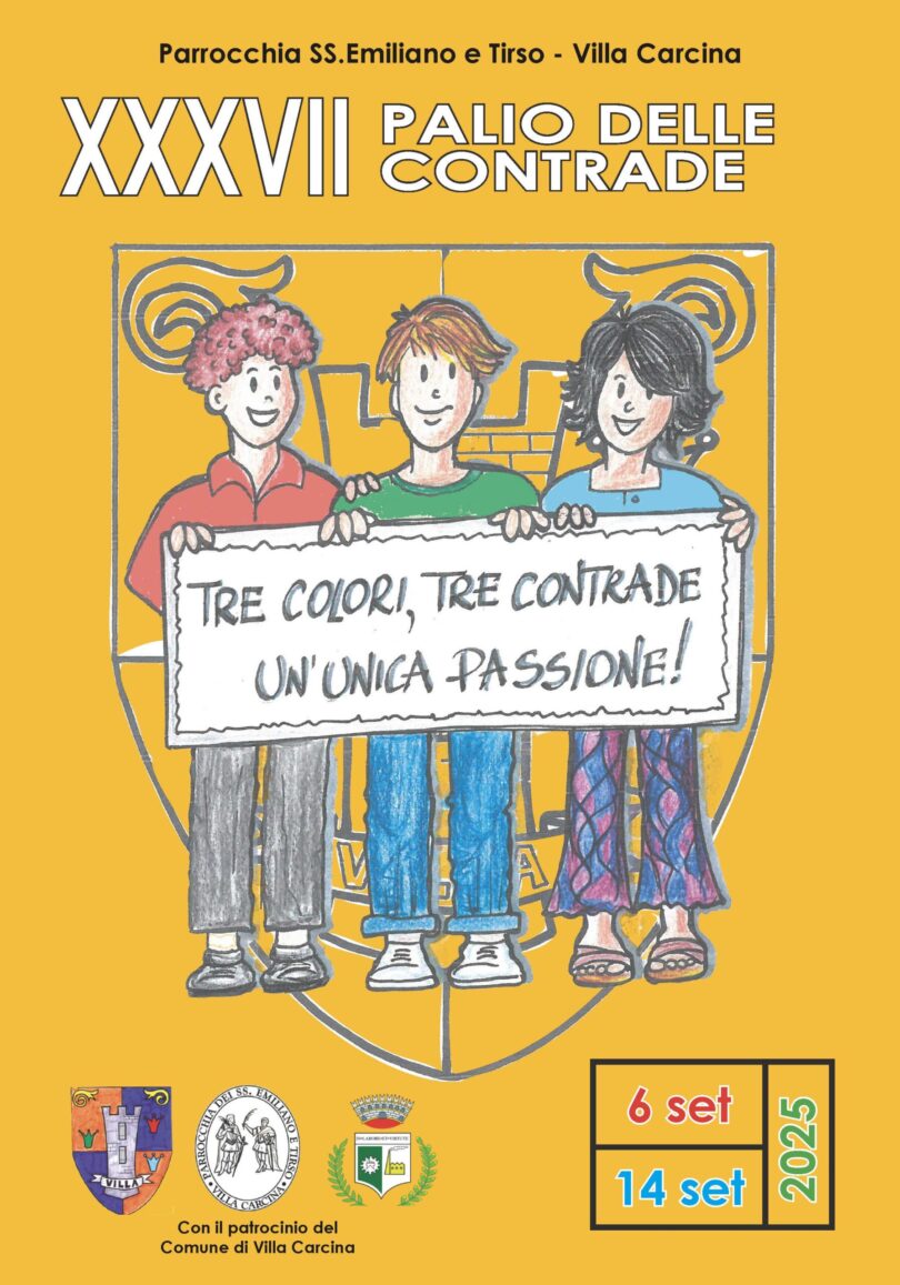 Locandina Palio delle Contrade – Villa Carcina