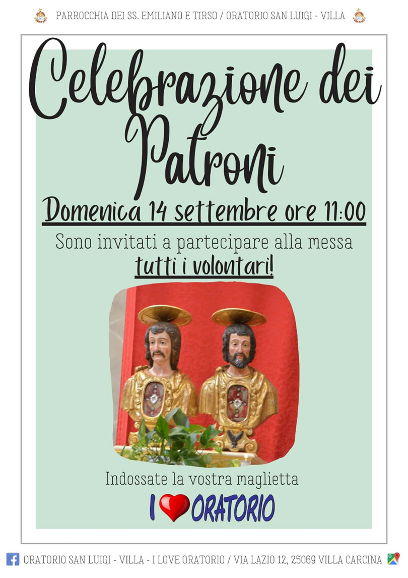 Patroni - Palio delle Contrade