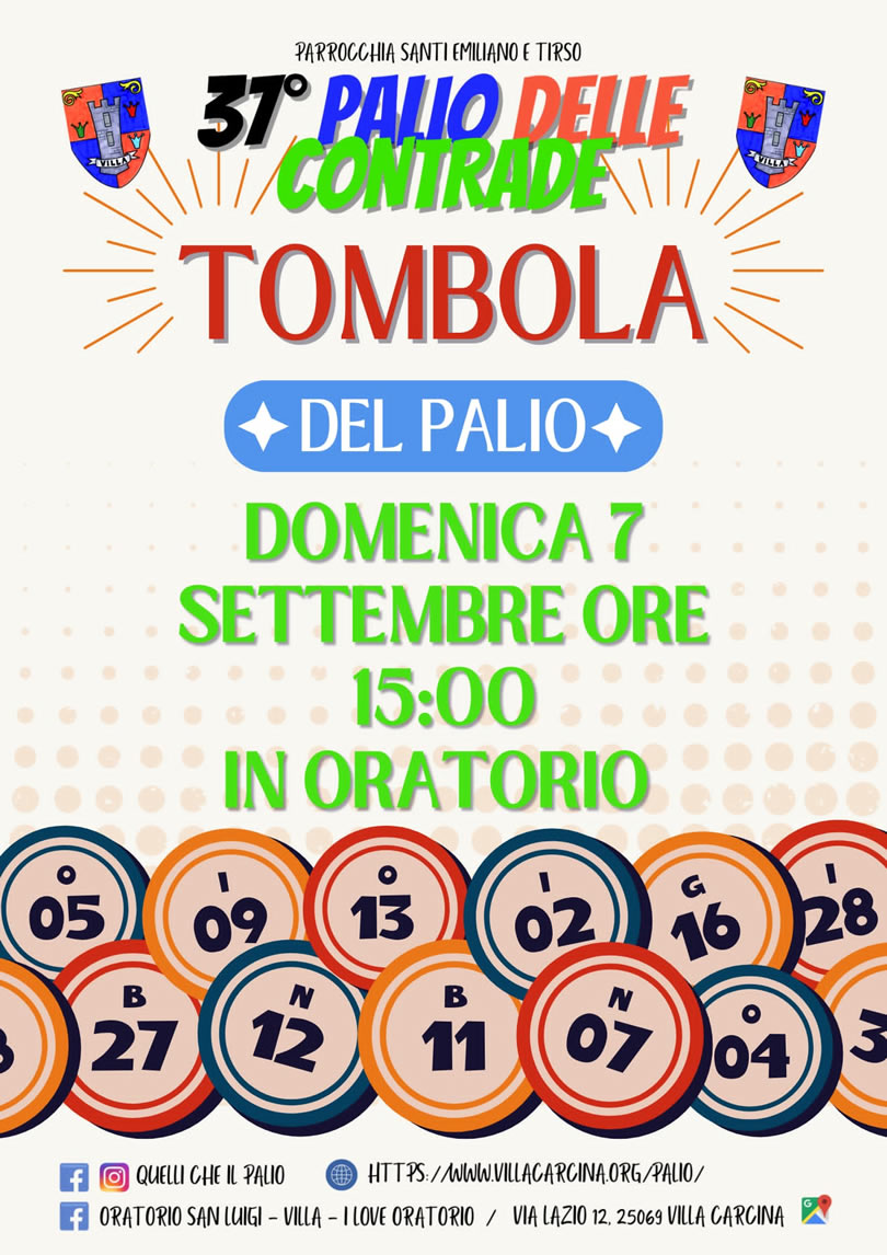 Tombola - Palio delle Contrade