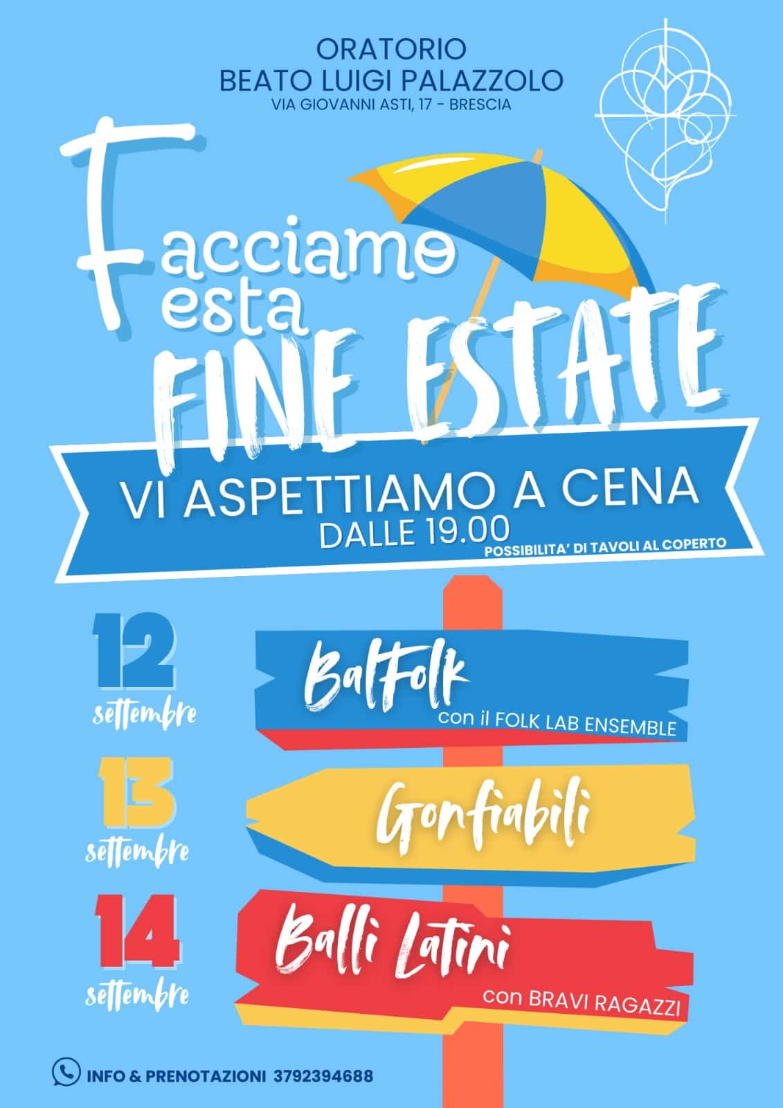 Locandina Facciamo Festa