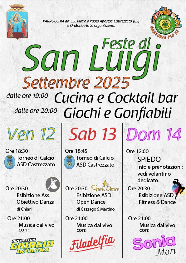 Locandina Feste di San Luigi