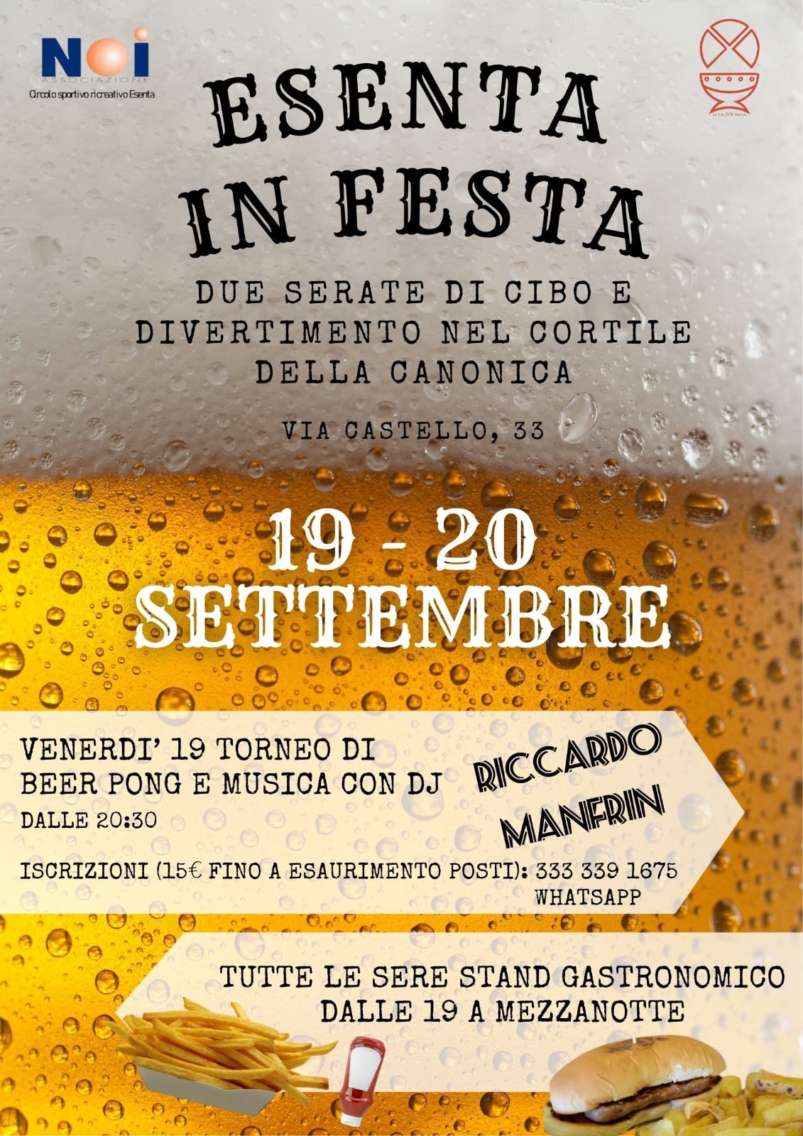 Locandina Esenta in Festa