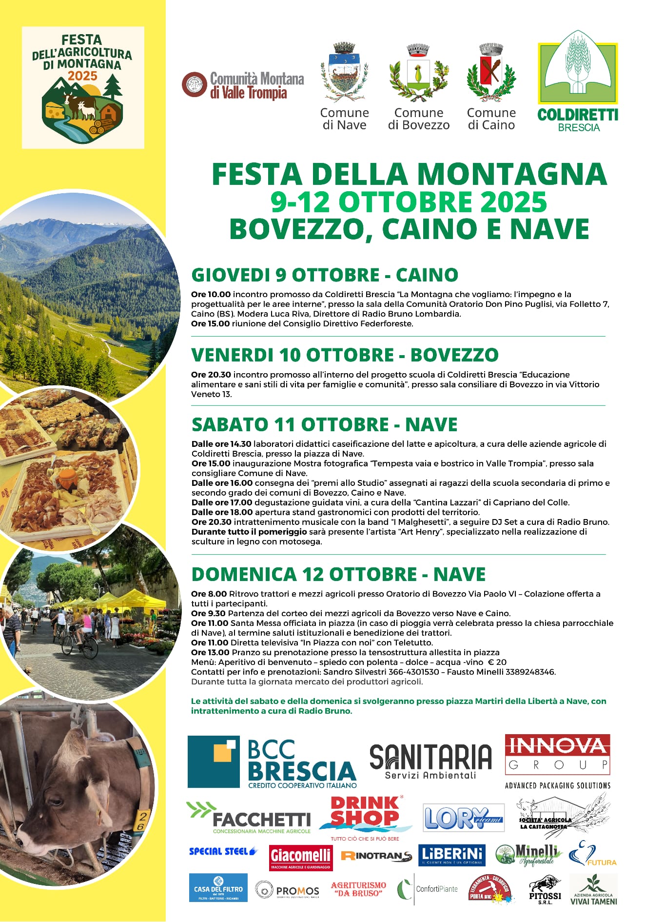 Locandina Festa dell'agricoltura di Montagna