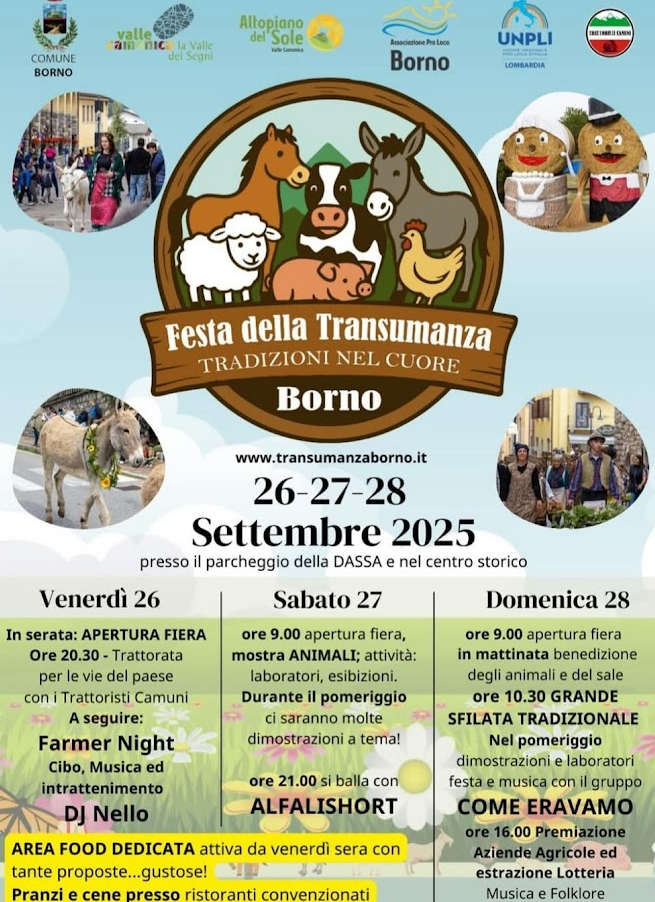 Locandina Festa della transumanza