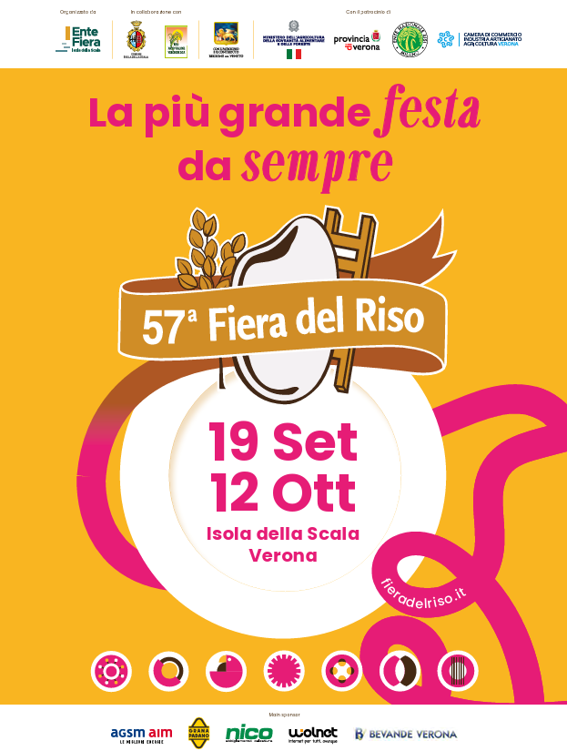 Locandina Fiera del Riso - Isola della Scala (VR)