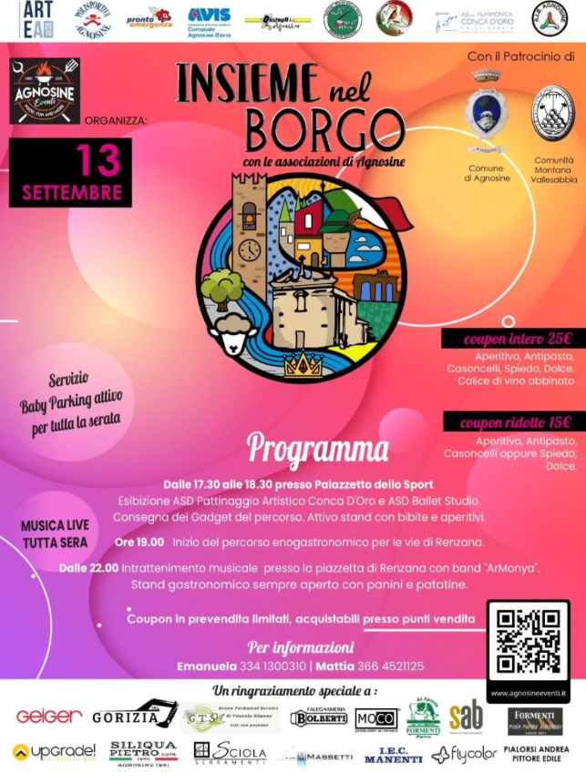 Locandina Insieme nel Borgo - Agnosine