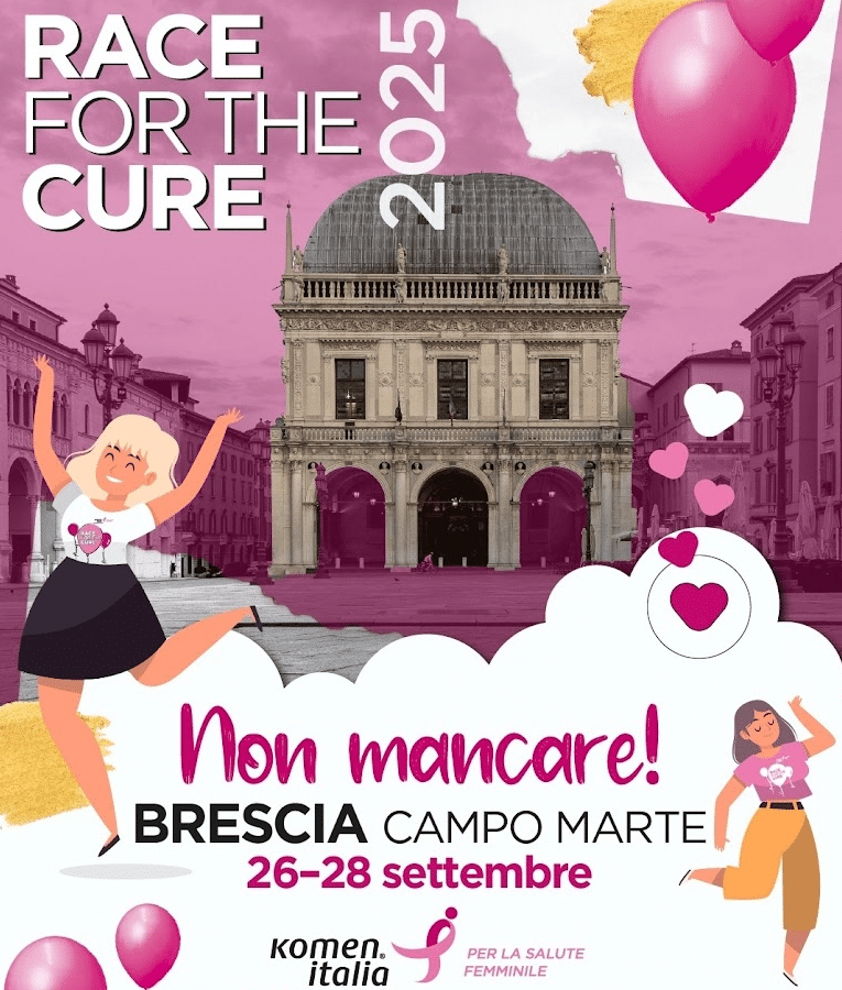 Locandina Race for the Cure a Brescia