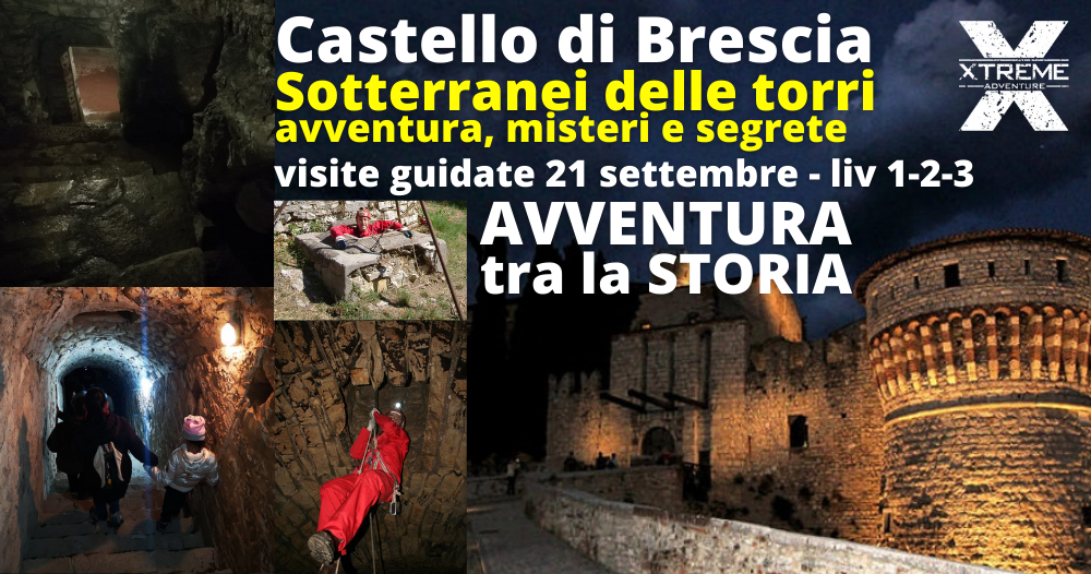 Locandina I sotterranei del Castello di Brescia
