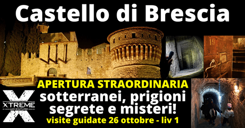 Locandina Apertura straordinaria dei Sotterranei del Castello
