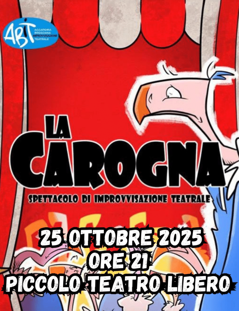 Locandina La Carogna: spettacolo Teatrale