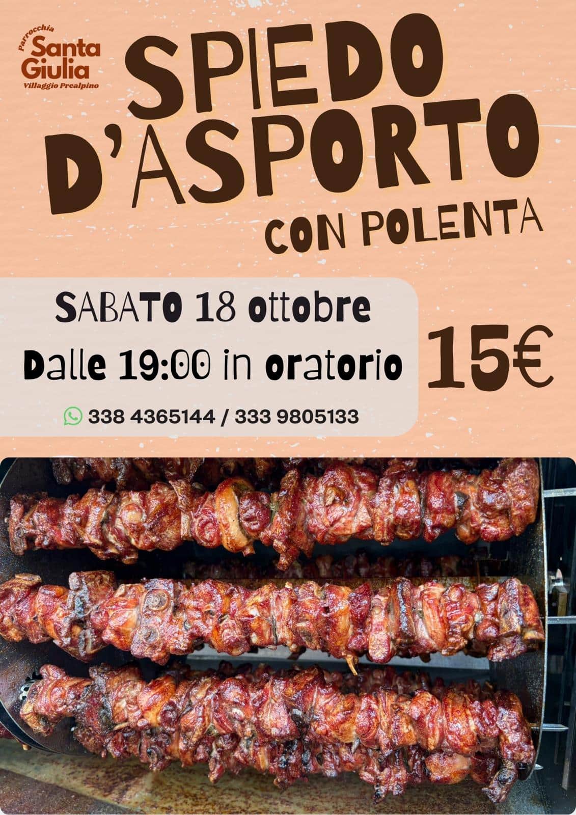 Locandina Spiedo del Villaggio da asporto