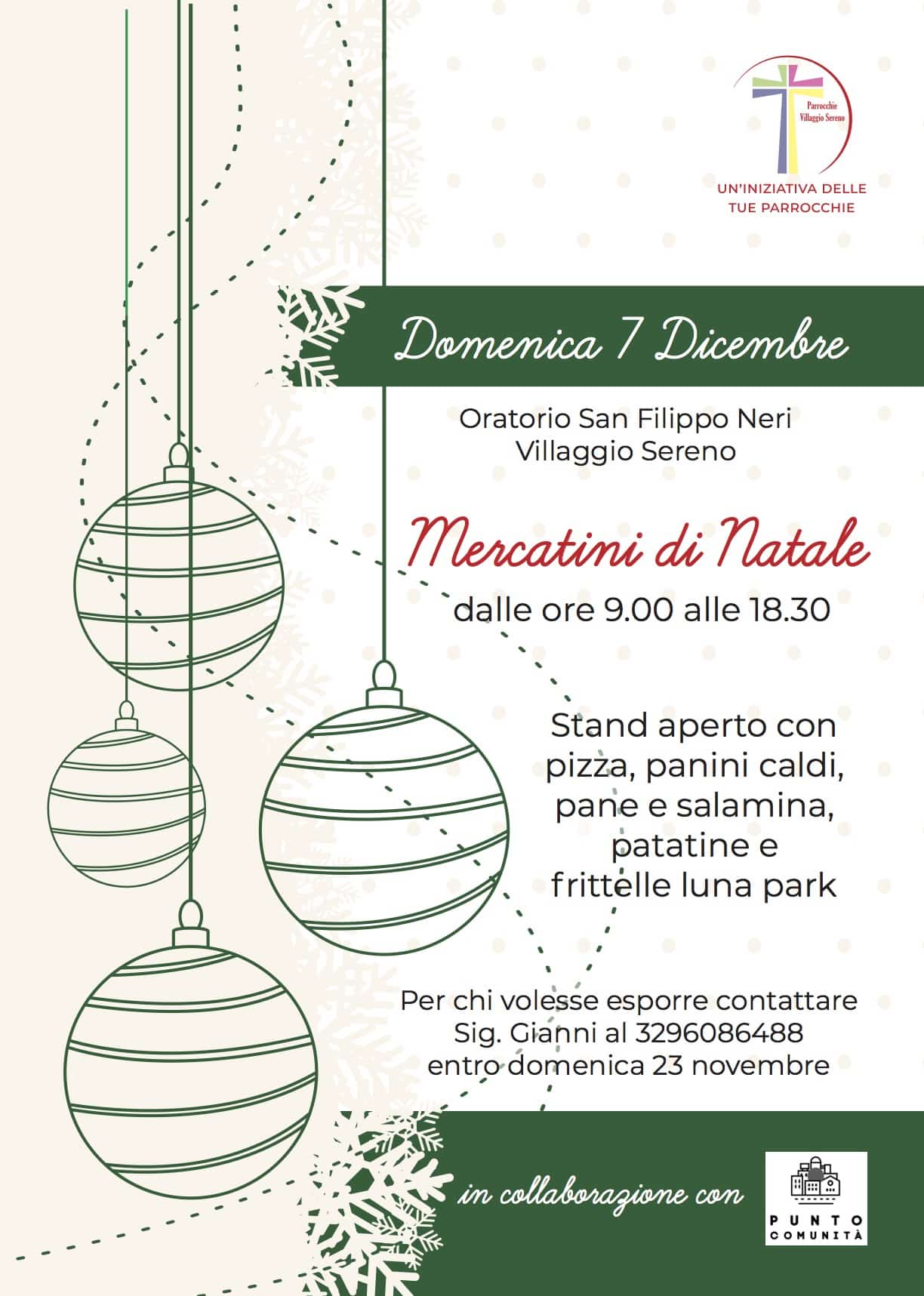 Locandina Mercatini di Natale