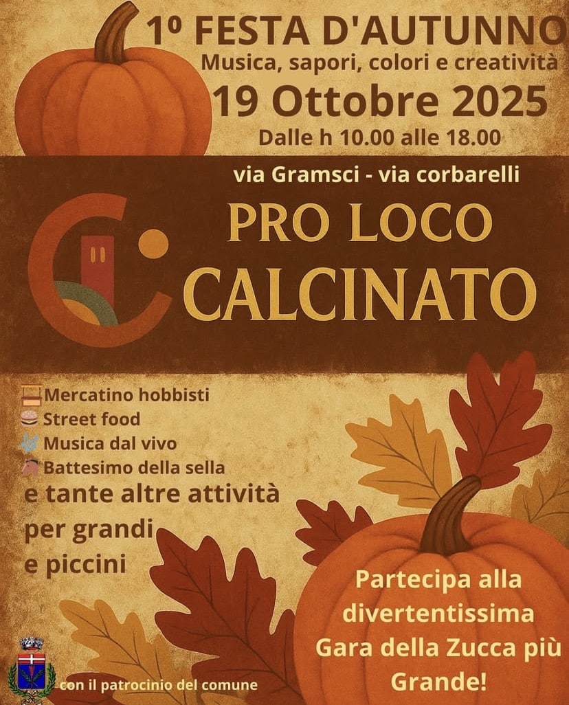 Locandina Festa d’autunno a Calcinato