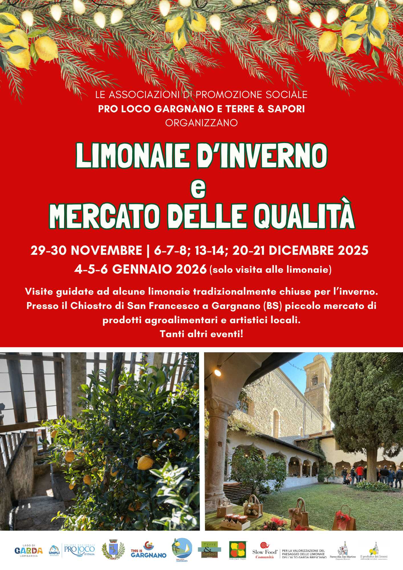Locandina Limonaie d'inverno e mercato delle qualità