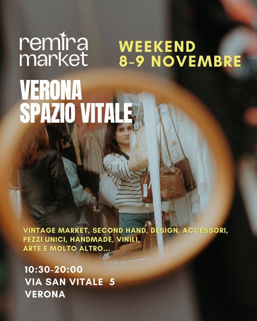 Locandina Remira Vintage Market a Verona