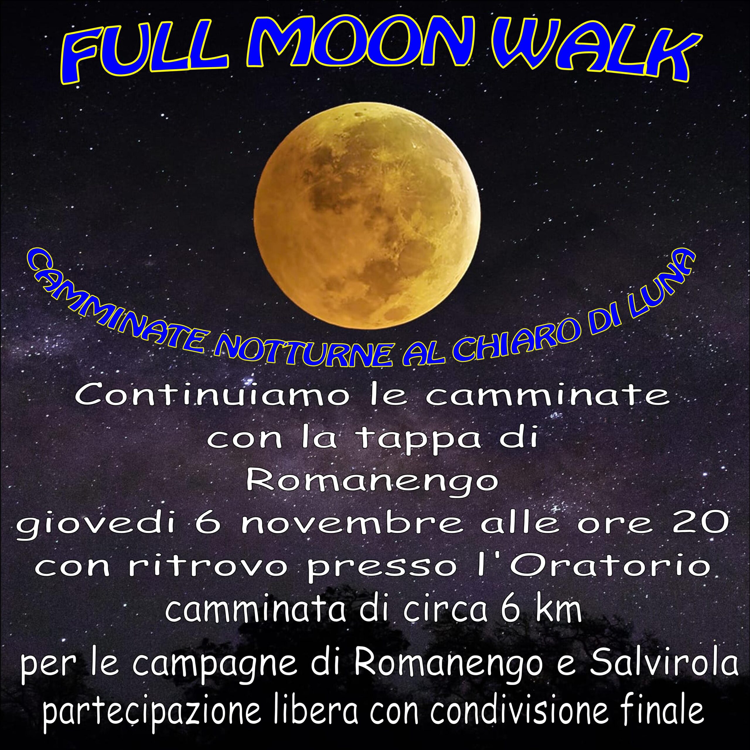 Locandina Full moon walk