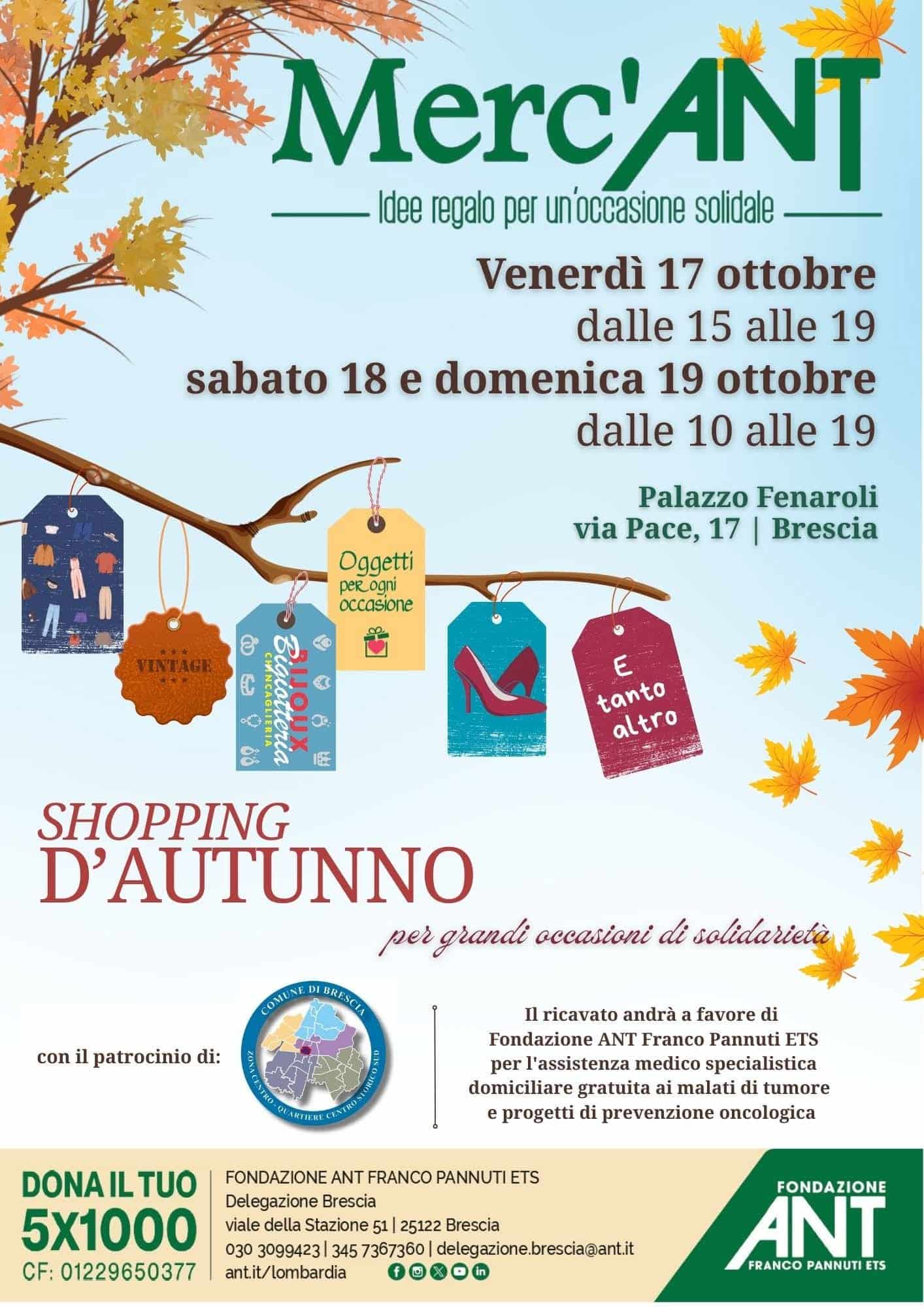 Locandina Merc'ANT idee regalo per un'occasione solidale