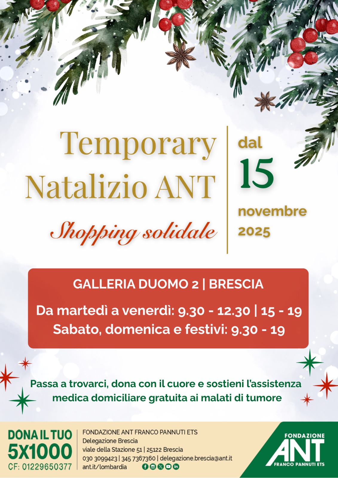 Locandina Temporary natalizio