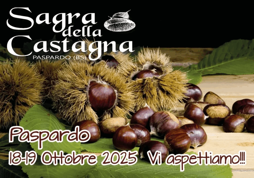Locandina Sagra della Castagna di Paspardo