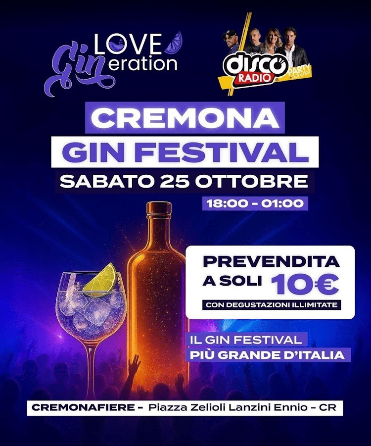Locandina Cremona Gin Festival
