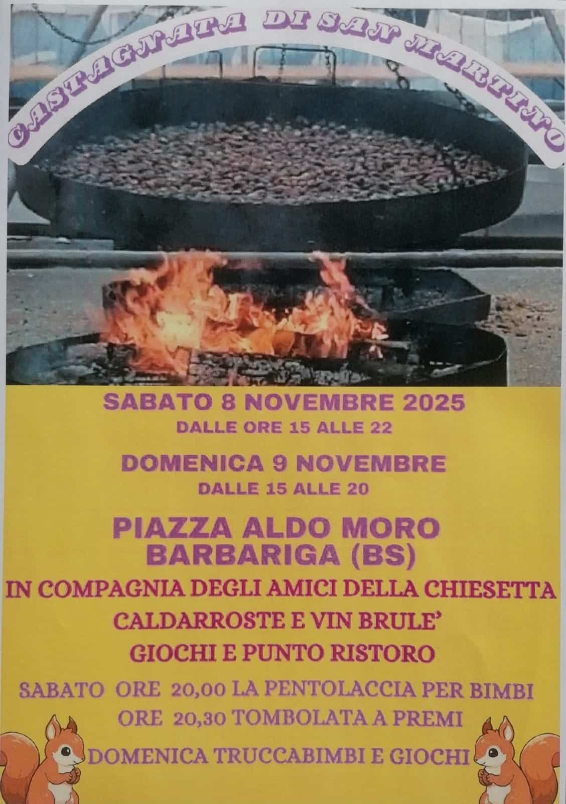 Locandina Castagnata di San Martino