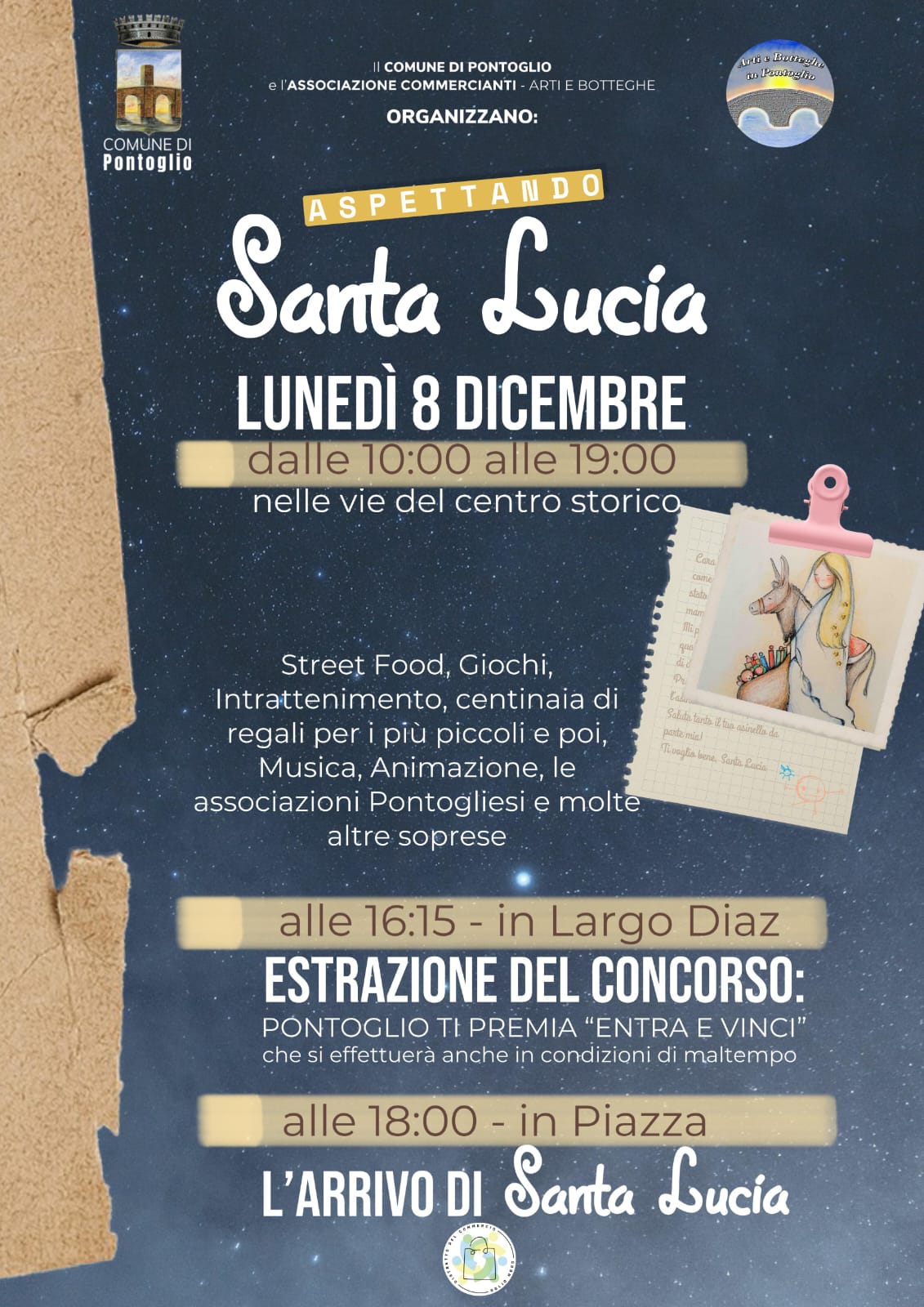 Locandina Aspettando S.Lucia a Pontoglio