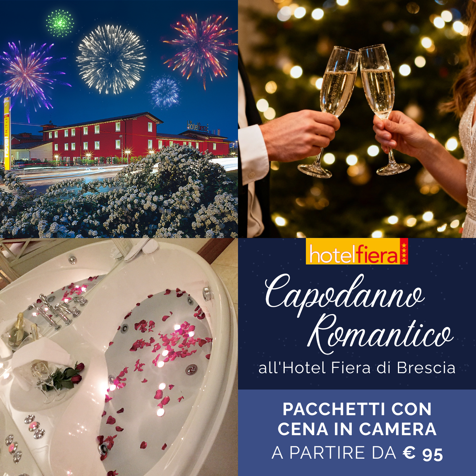 Locandina Capodanno romantico all'hotel fiera