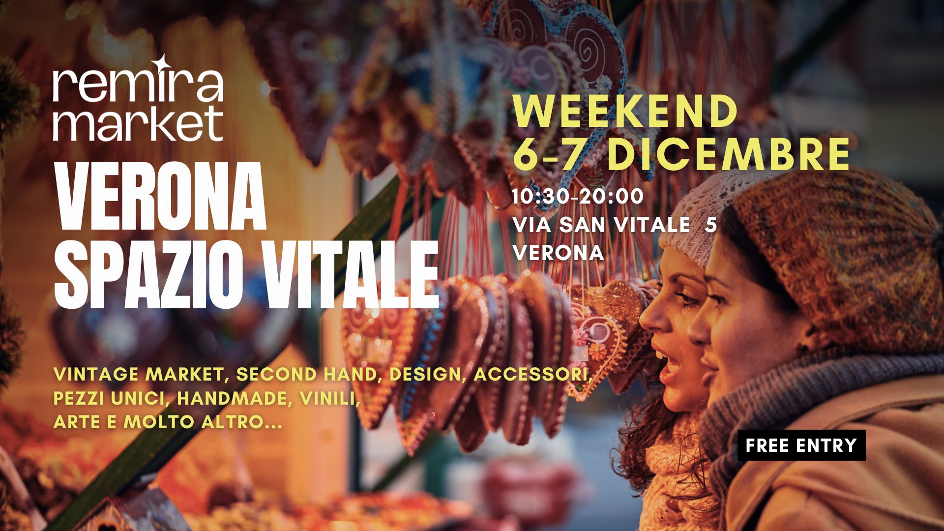 Locandina Remira market a Verona