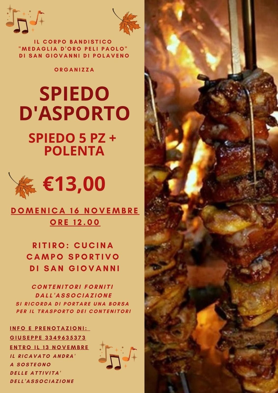 Locandina Spiedo d'asporto