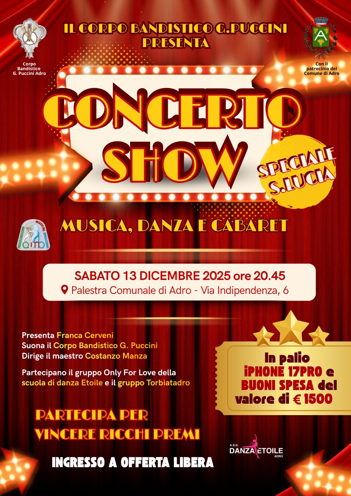 Locandina Concerto show