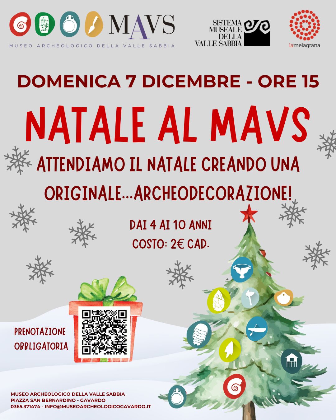 Locandina Natale al MAVS