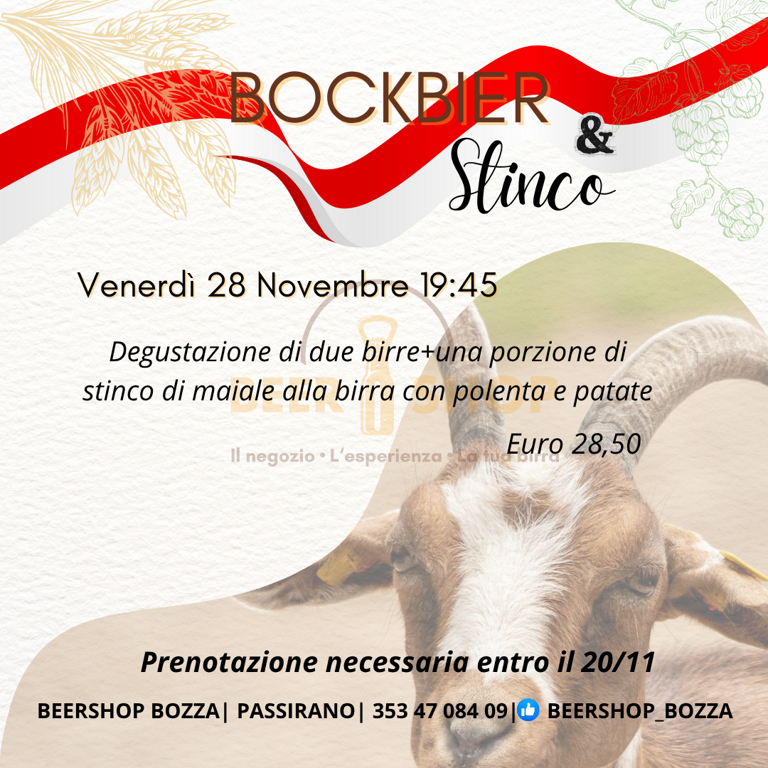 Locandina Bockbier & stinco