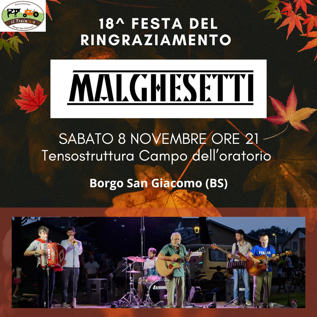 Locandina Malghesetti a Borgo San Giacomo