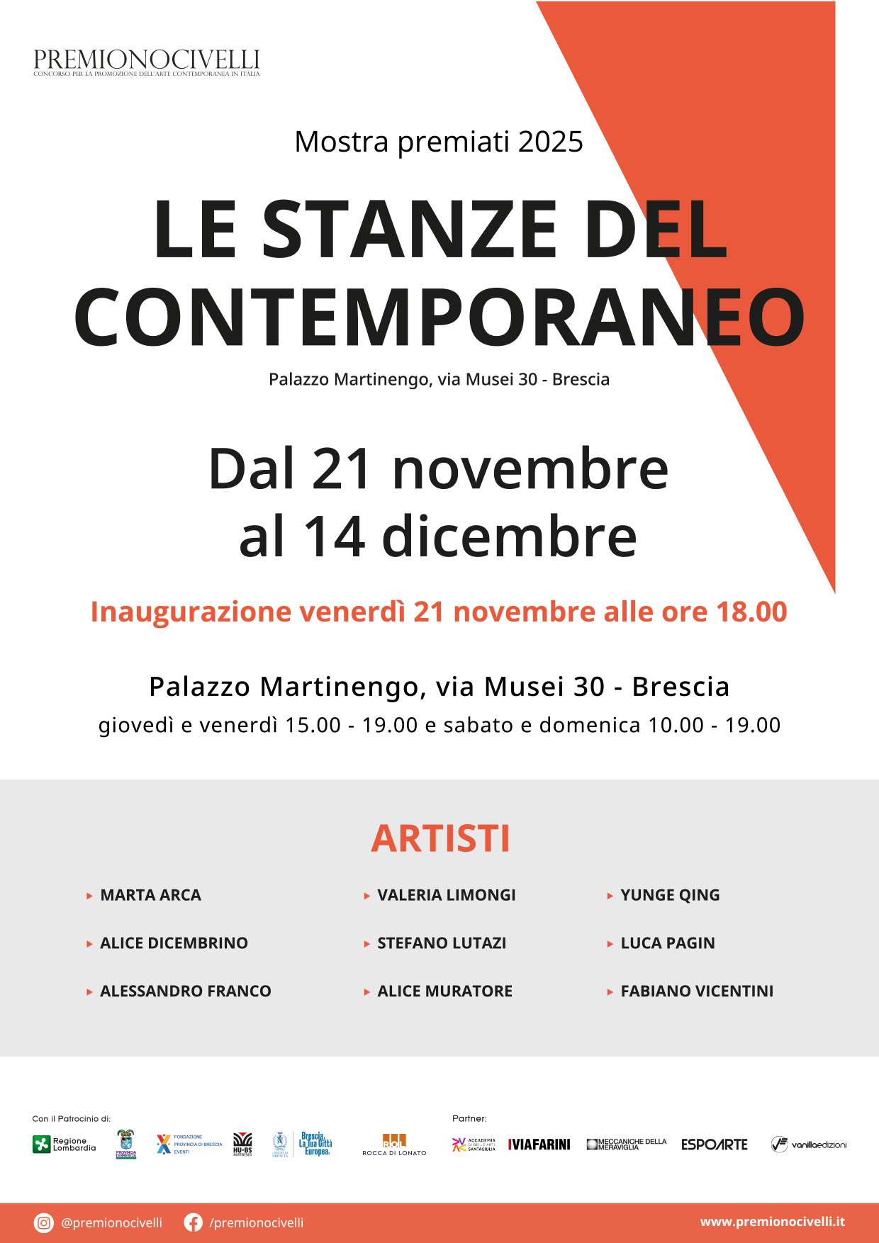 Locandina Inaugurazione premio Nocivelli
