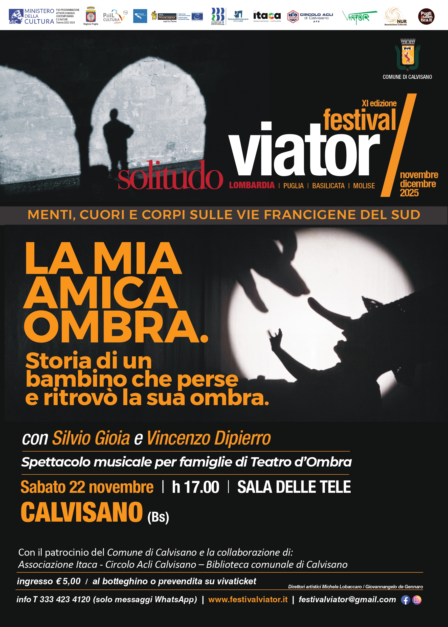 Locandina Spettacolo teatro d'ombre