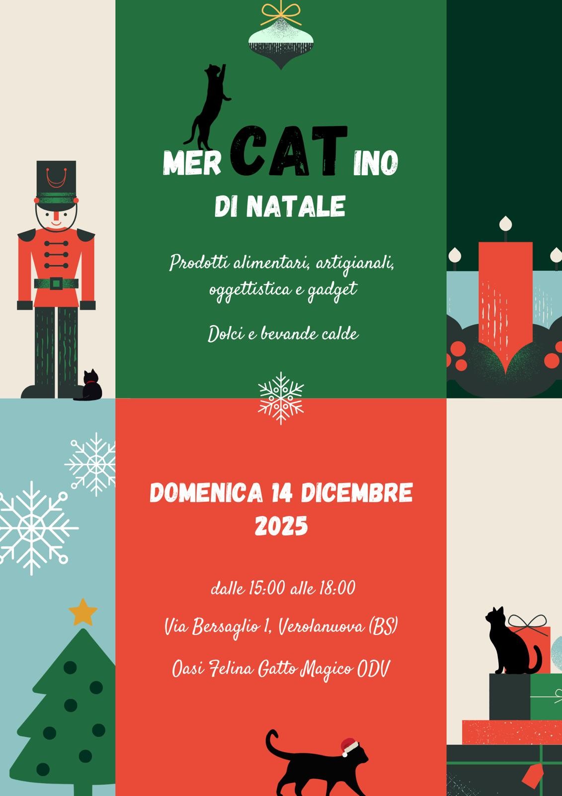 Locandina MerCATino di natale