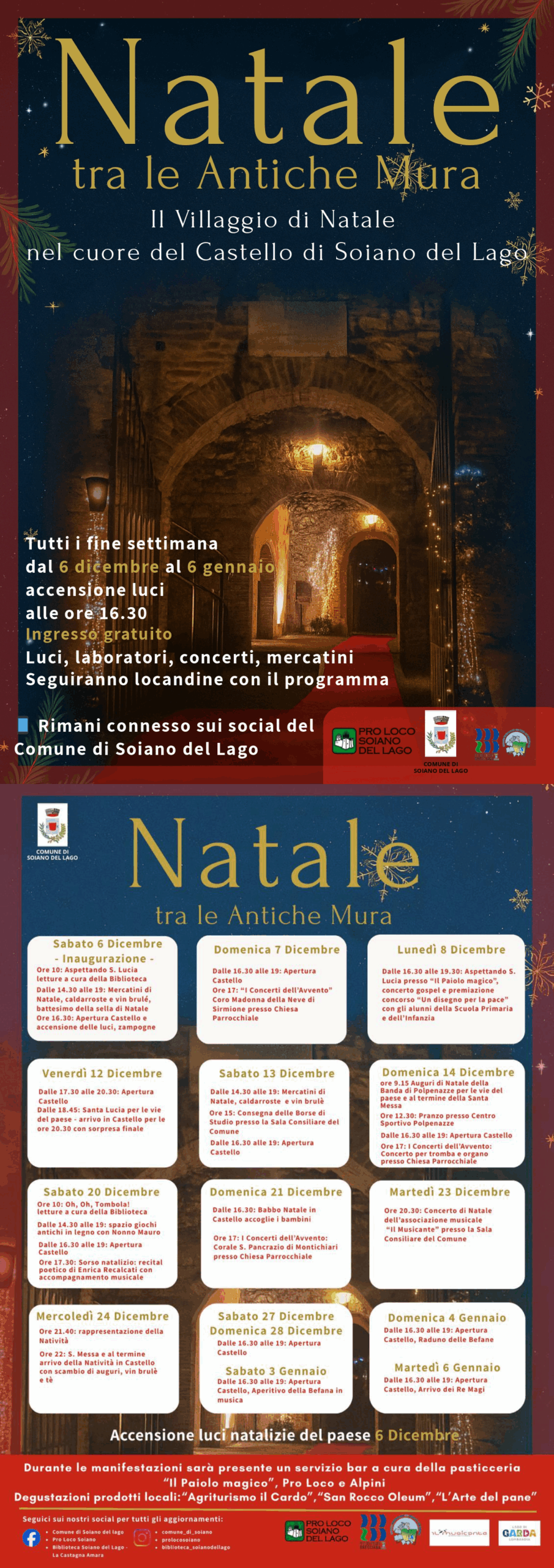 Locandina Natale tra le antiche mura