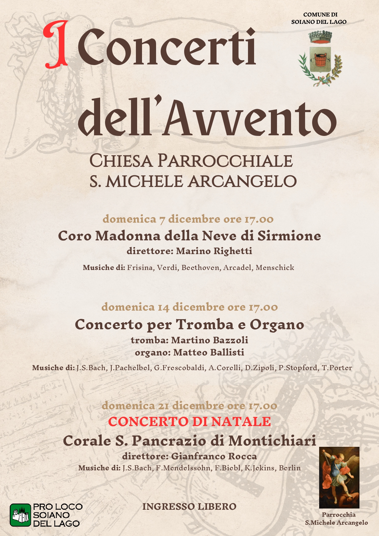 Locandina I Concerti dell'avvento