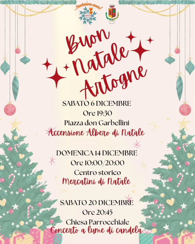 Locandina Buon Natale Artogne