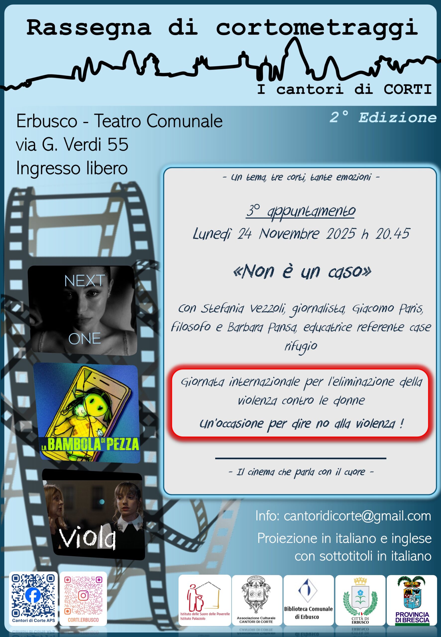 Locandina Cantori di corti