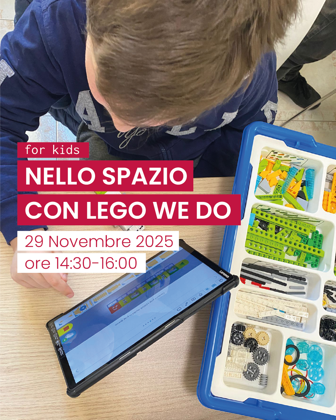 Locandina Nello spazio con le lego wedo