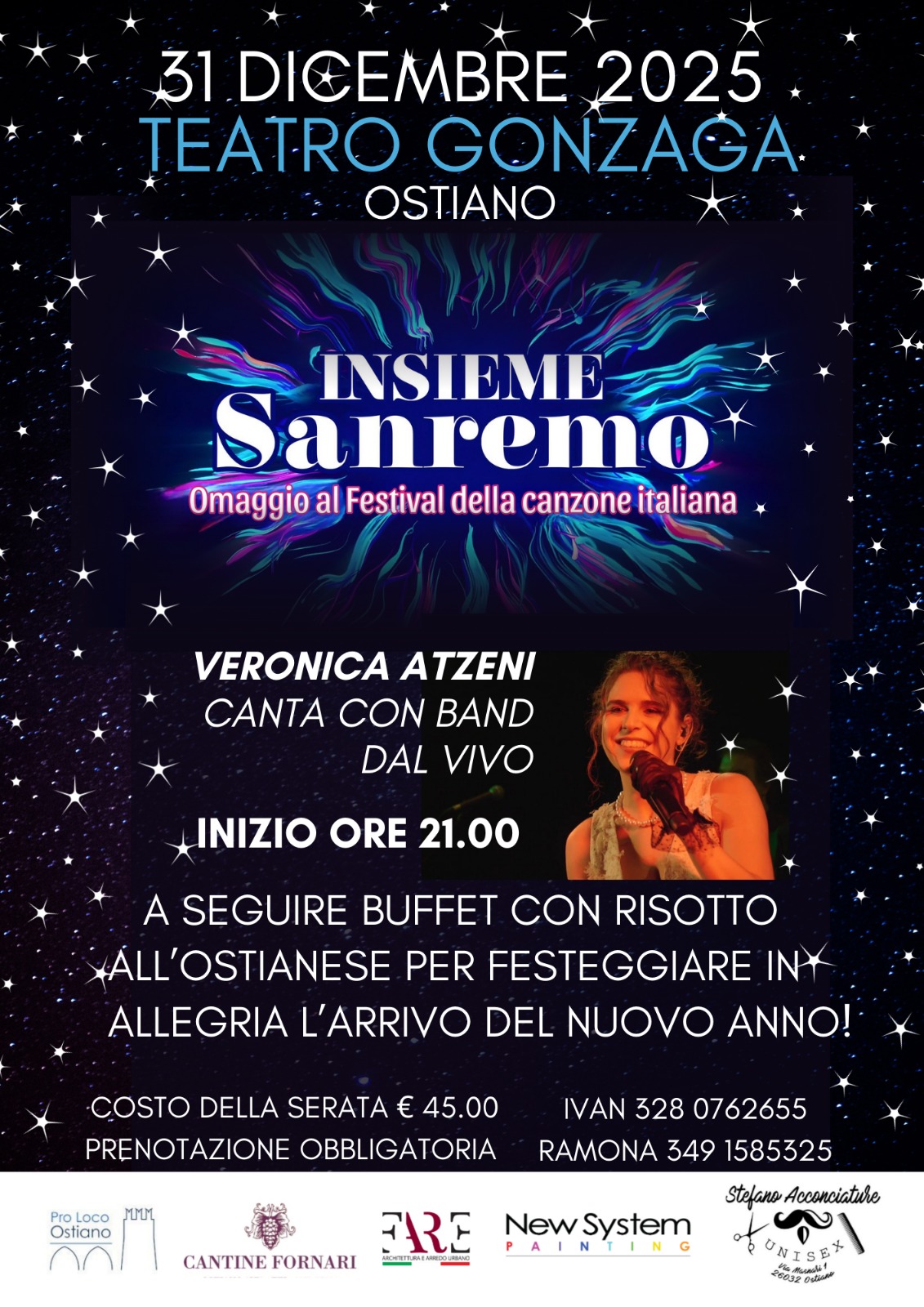 Locandina Insieme sanremo capodanno 2025