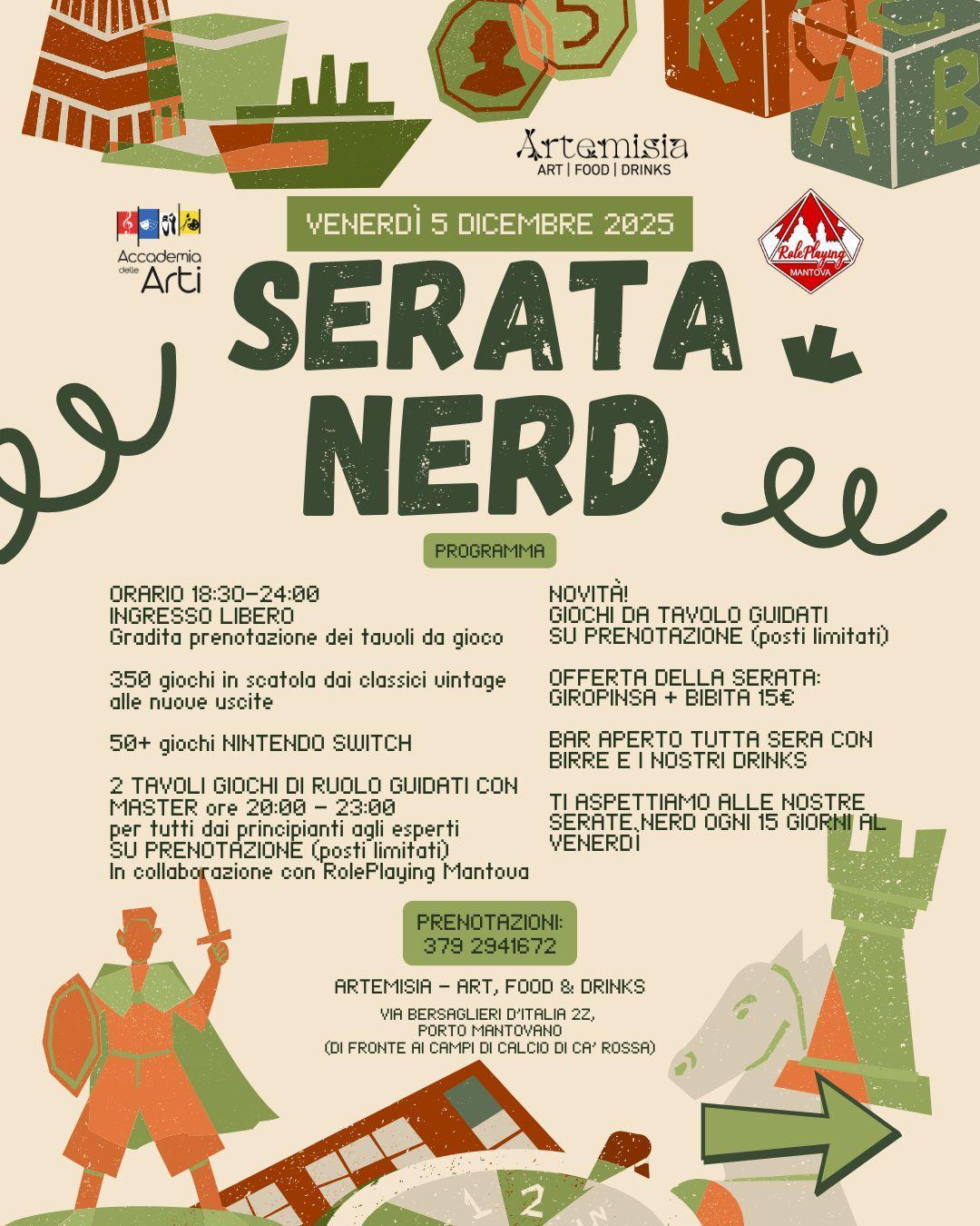 Locandina Serata nerd