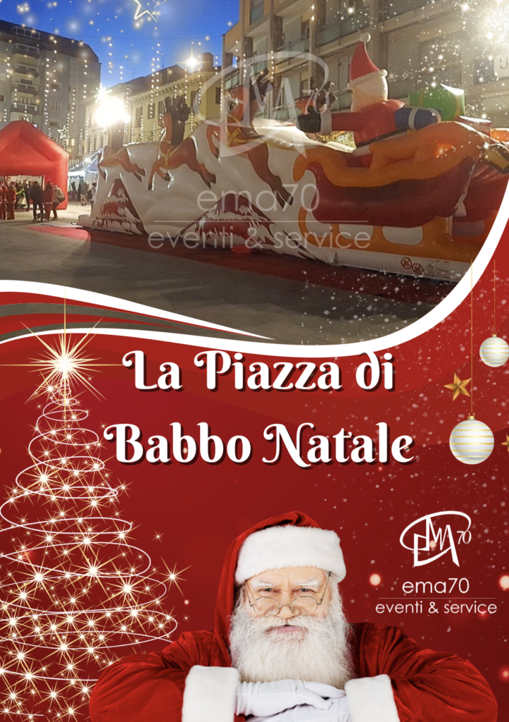 Locandina La piazza di Babbo Natale