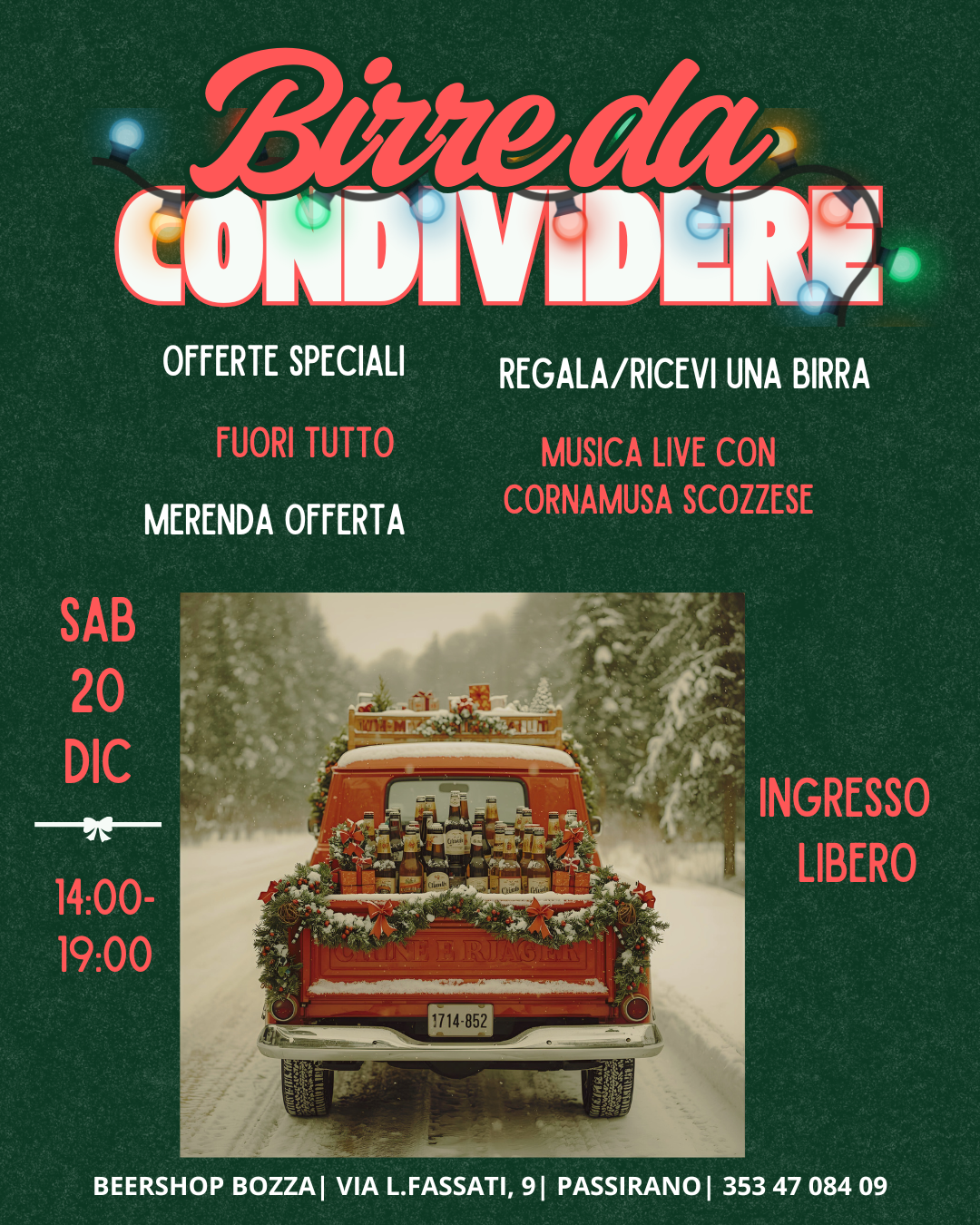 Locandina Birre da condividere